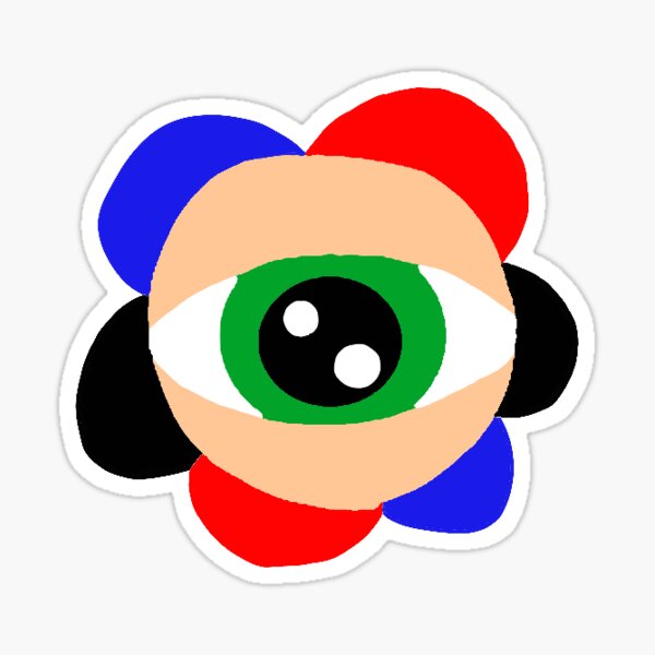 Polyamorous Wandering Eye Sticker For Sale By Fan Hand20 Redbubble