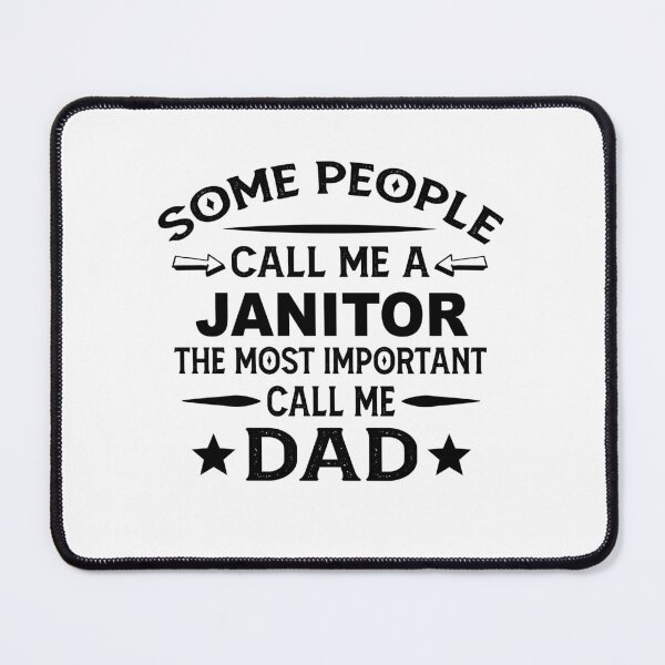 Item preview, Janitor Father Dad T-shirt gift for father's Day Janitor Dad Father's Day, Janitor Dad Hudband Christmas Gift designed and sold by xlnv.