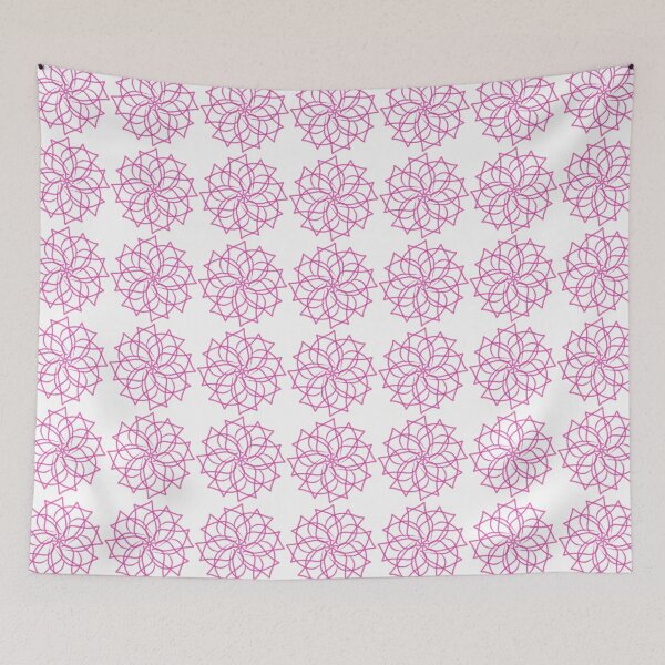 Item preview, Bright pink flower, abstract art designed and sold by Meo Design.
