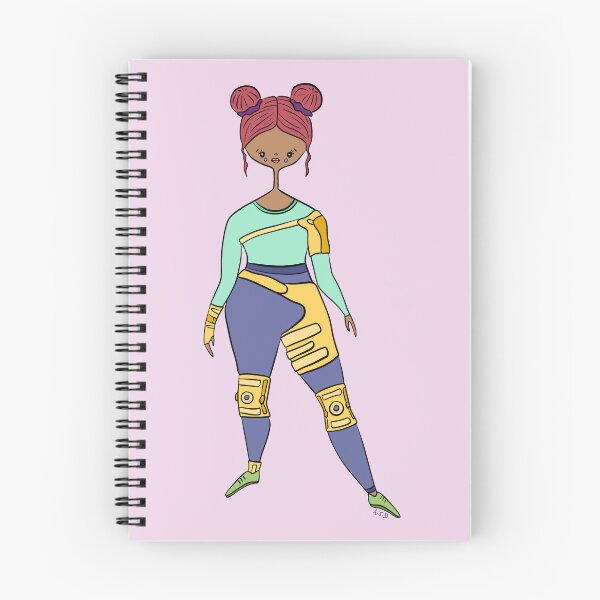 Item preview, Cute Girl With Joint Braces (purple) designed and sold by misslovelymess.