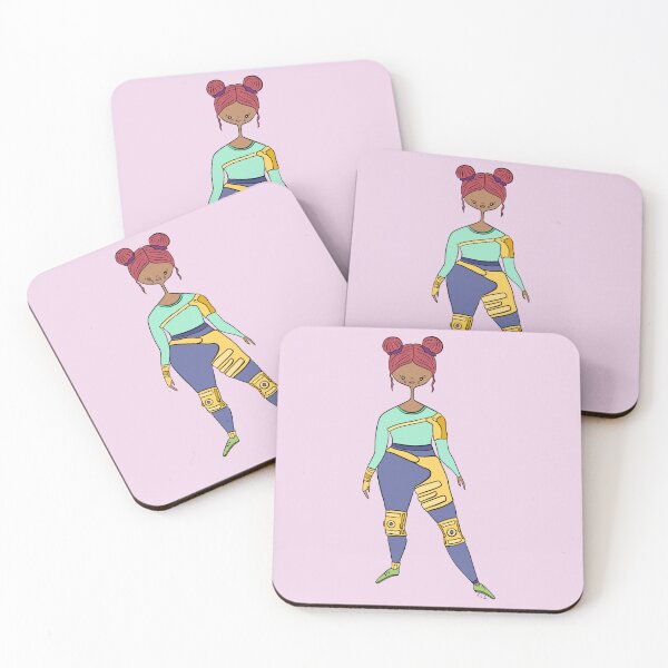 Item preview, Cute Girl With Joint Braces (purple) designed and sold by misslovelymess.