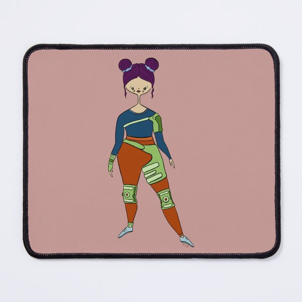 Item preview, Cute Girl With Joint Braces (pink) designed and sold by misslovelymess.