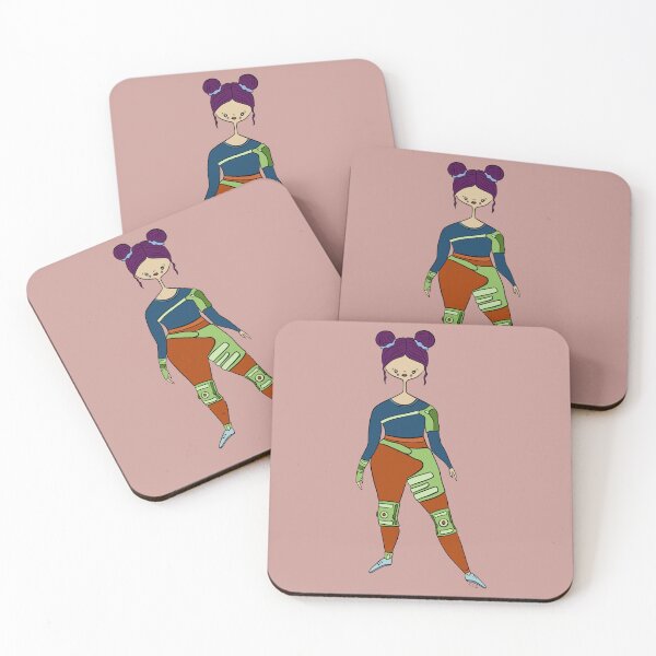 Item preview, Cute Girl With Joint Braces (pink) designed and sold by misslovelymess.