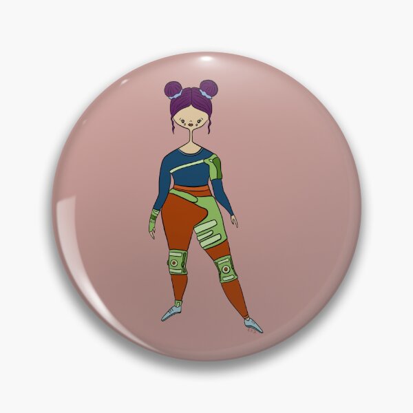 Item preview, Cute Girl With Joint Braces (pink) designed and sold by misslovelymess.