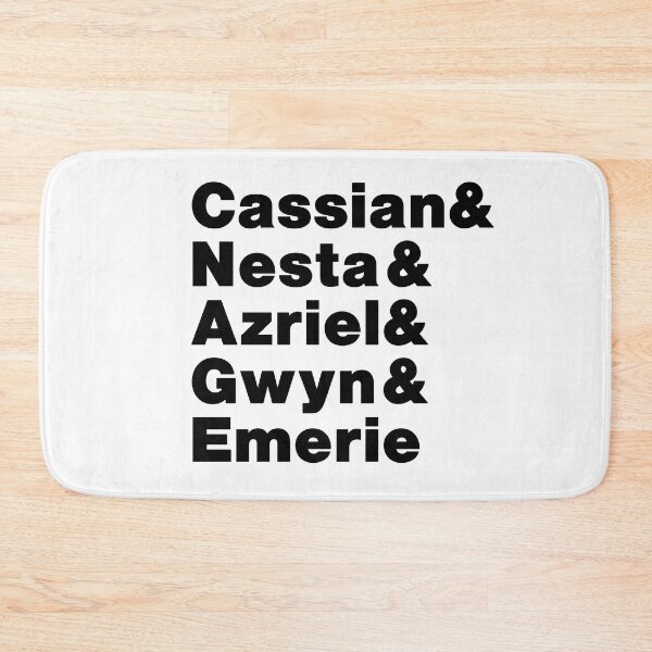 Artikelvorschau, A Court of Silver Flames Warriors Line Up, Cassian, Azriel, Nesta, Emerie und Gwyn entworfen und verkauft von baranskini.