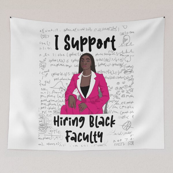 Item preview, I Support Hiring Black Faculty designed and sold by chaycreates.