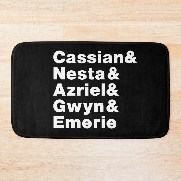 Artikelvorschau, A Court of Silver Flames Warriors Line Up, Cassian, Azriel, Nesta, Emerie und Gwyn entworfen und verkauft von baranskini.
