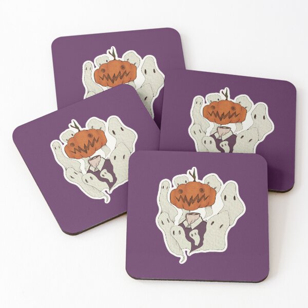 Item preview, Pumpkin Person and their Ghostly Guys designed and sold by Monotone Screaming.