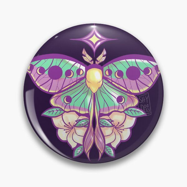 Item preview, Lunar moth designed and sold by ShyDoodles.
