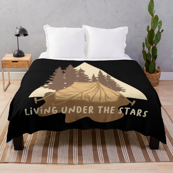 Item preview, Living Under The Stars | Wilderness Camping | Nature & Outdoors  designed and sold by Ravenvine.