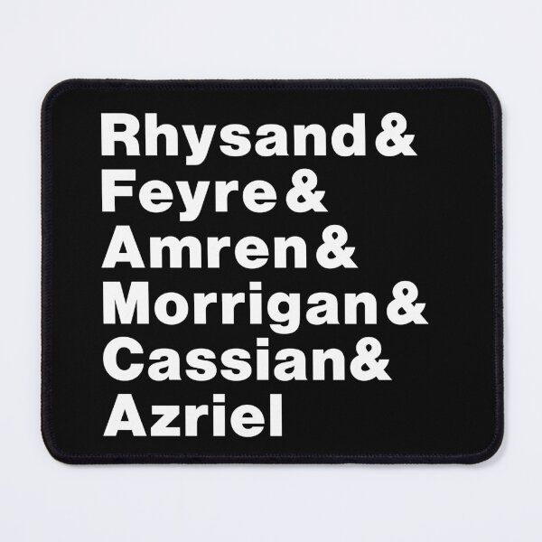 Item preview, A Court of Mist and Fury Inner Circle Line Up White designed and sold by baranskini.