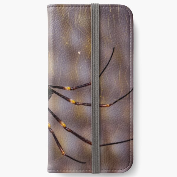 Golden Web Spider iPhone Wallet