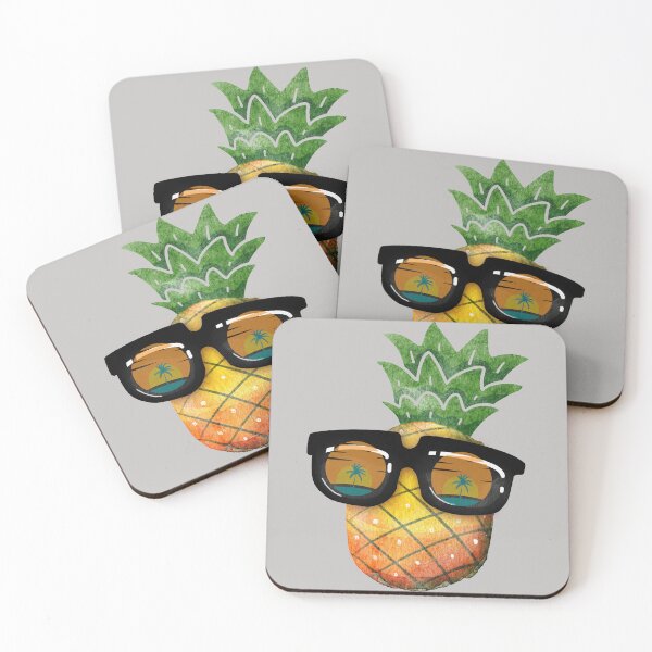 Item preview, Pineapple Summer With Sunset Glasses | Sunset Glasses Pineapple | Pineapple Sunset | Palm Tree Sunset | Summer Holiday Tropical Apparel | Pineapple Lover designed and sold by Pawfect-Purr.