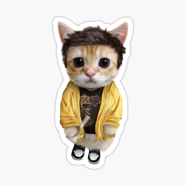 Jesse Pinkman Kitty Sticker