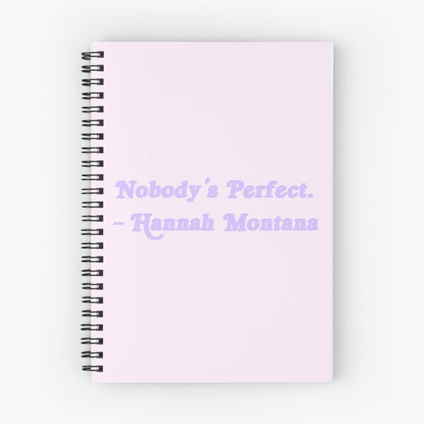 Item preview, Nobodys Perfect / Hannah Montana designed and sold by Wicked Creationz.