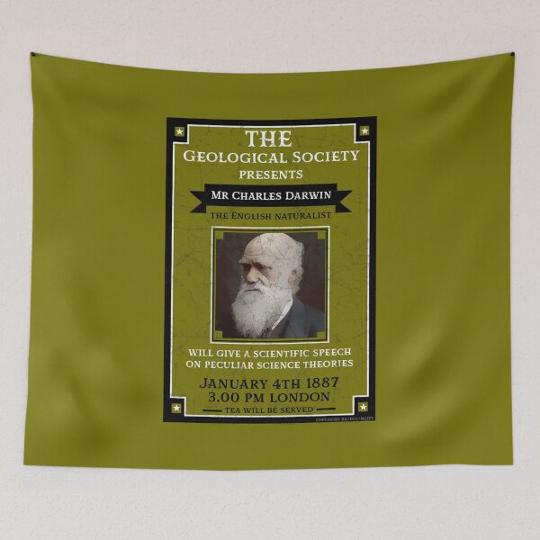 Item preview, Charles Darwin Vintage Retro Art - Biologists And Geologists - Science Gifts - Art Prints designed and sold by happygiftideas.