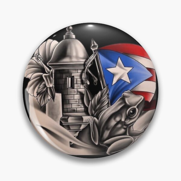 Item preview, Puerto Rico frog coqui and flower designed and sold by 9jdiaz2.