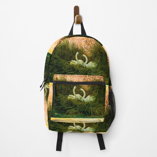 Item preview, Swans in the reeds at the first dawn Caspar David Friedrich Friedrich schwaene im schilf  designed and sold by TeeARTHY.