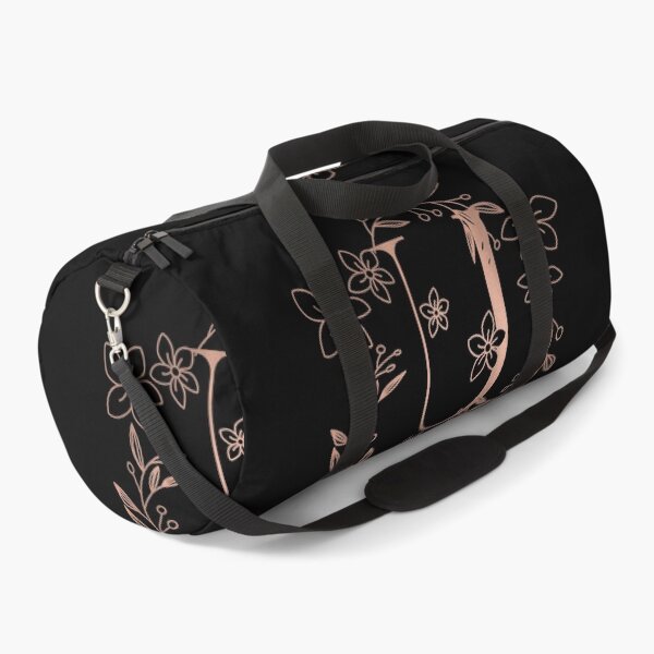 Item preview, Cute Rose Gold Floral Monogram U designed and sold by ModernStyleBoho.