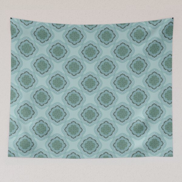 Item preview, Vintage Floral - Light Blue designed and sold by Sarah Thorpe Designs .