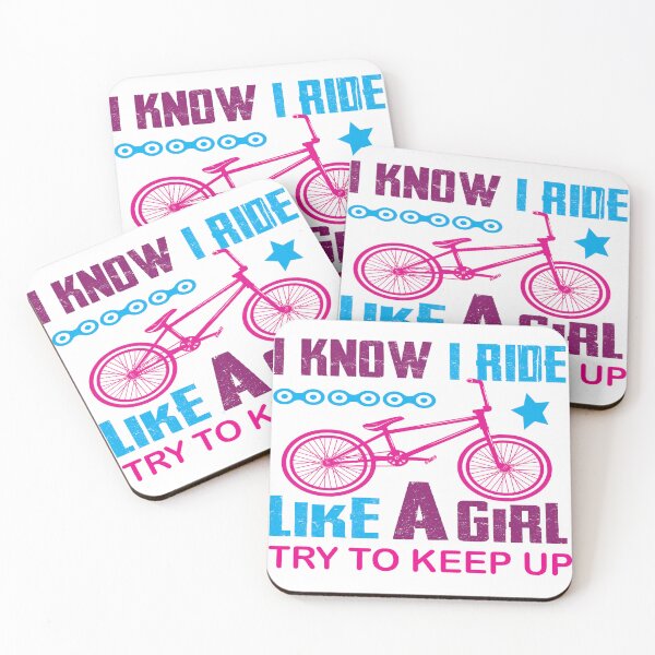 Artikelvorschau, I know I Ride Like a Girl Try to Keep Up All i need this bike bicycle Essential Gifts mom, dad, Design Happy Apparel Essential Inspiration Joy Mood entworfen und verkauft von DesignByHeartUK.
