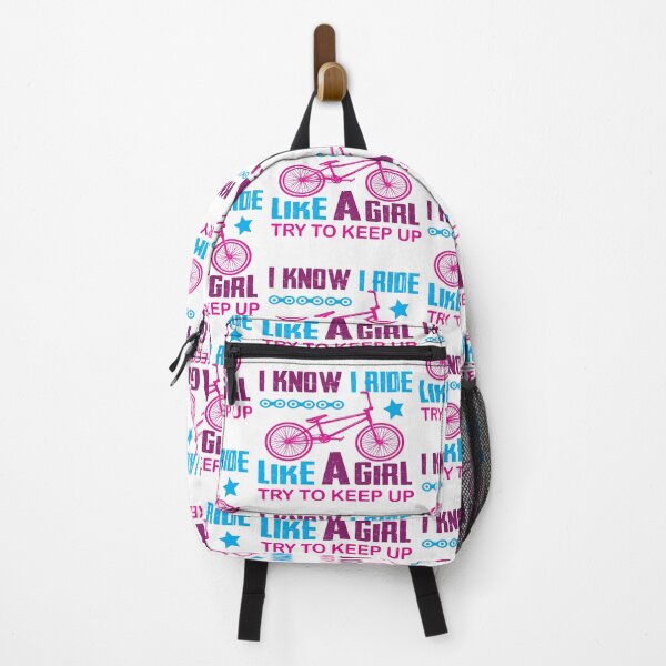 Artikelvorschau, I know I Ride Like a Girl Try to Keep Up All i need this bike bicycle Essential Gifts mom, dad, Design Happy Apparel Essential Inspiration Joy Mood entworfen und verkauft von DesignByHeartUK.