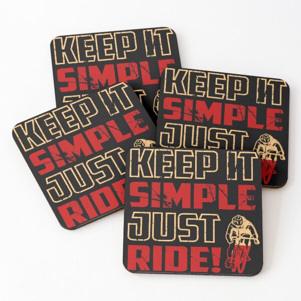 Artikelvorschau, Keep It Simple Just Ride All i need this bike bicycle Essential Gifts mom, dad, Design Happy Apparel Essential Inspiration Joy Mood entworfen und verkauft von DesignByHeartUK.