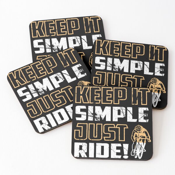 Artikelvorschau, Keep It Simple Just Ride All i need this bike bicycle Essential Gifts mom, dad, Design Happy Apparel Essential Inspiration Joy Mood entworfen und verkauft von DesignByHeartUK.