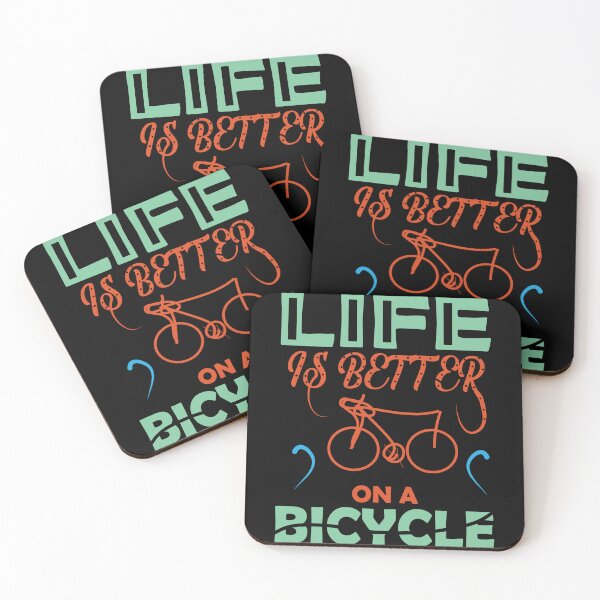 Artikelvorschau, Life is Better On a Bicycle All i need this bike bicycle Essential Gifts mom, dad, Design Happy Apparel Essential Inspiration Joy Mood entworfen und verkauft von DesignByHeartUK.
