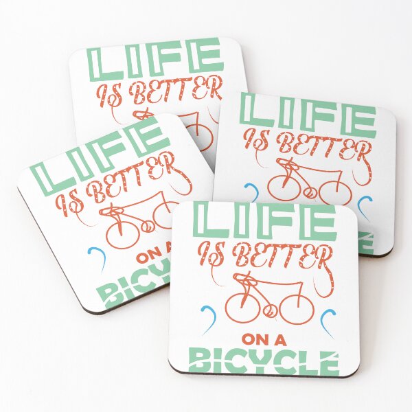 Artikelvorschau, Life is Better On a Bicycle All i need this bike bicycle Essential Gifts mom, dad, Design Happy Apparel Essential Inspiration Joy Mood entworfen und verkauft von DesignByHeartUK.