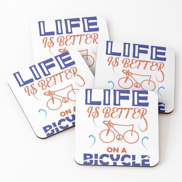 Artikelvorschau, Life is Better On a Bicycle All i need this bike bicycle Essential Gifts mom, dad, Design Happy Apparel Essential Inspiration Joy Mood entworfen und verkauft von DesignByHeartUK.