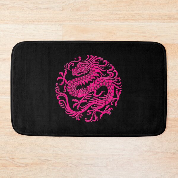 Item preview, Traditional Pink Chinese Dragon Circle designed and sold by JeffBartels.