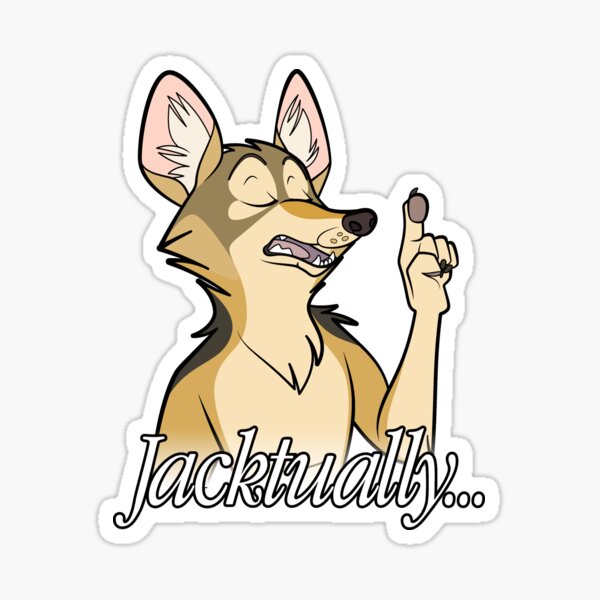 Jacktually… Sticker