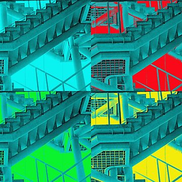 Artwork thumbnail, 4 stairs of colour from the Kettrin'Kollection by designbywhacky