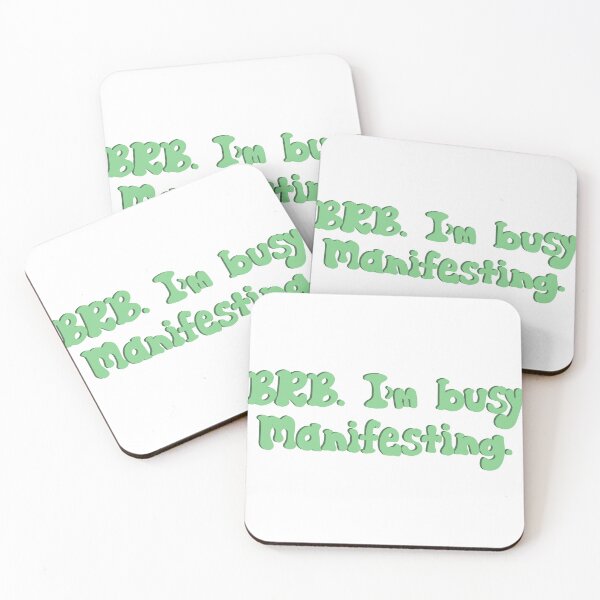 Item preview, BRB I'm Busy Manifesting designed and sold by Wicked Creationz.