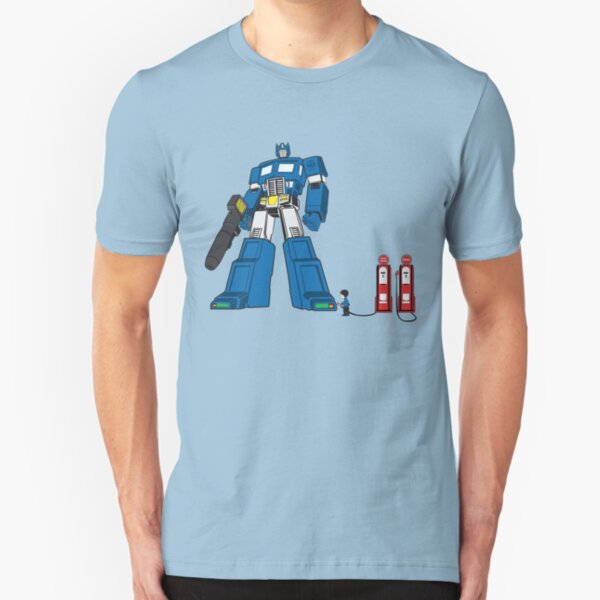 Little bot blue Slim Fit T-Shirt