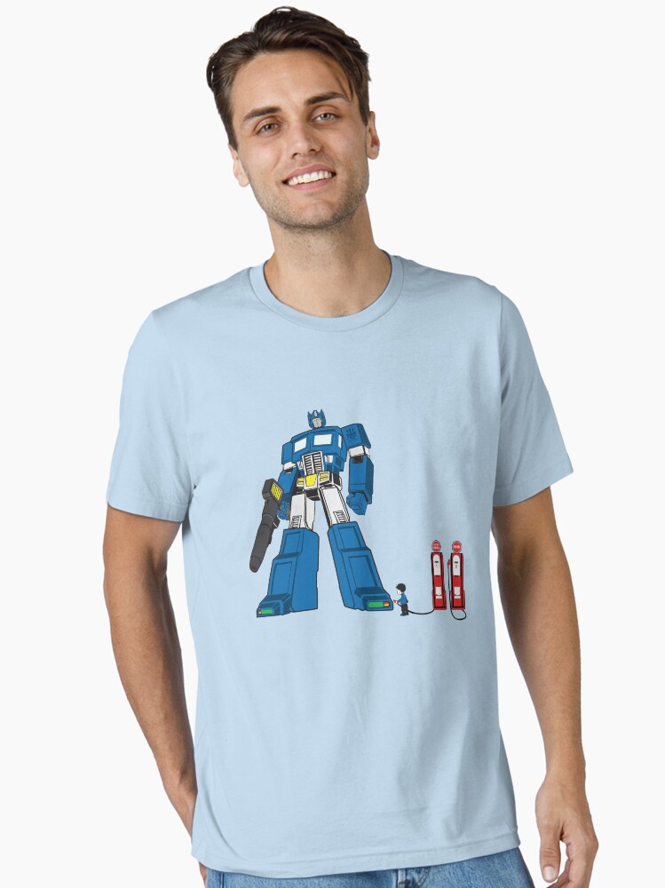 Thumbnail 1 of 7, Essential T-Shirt, Little bot blue designed and sold by 180ronin.