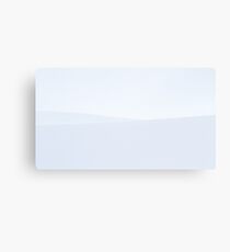White-on-White Canvas Print