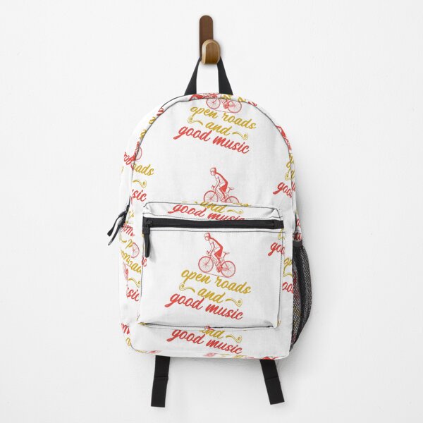 Item preview, Open Roads and Good Music All i need this bike bicycle Essential Gifts mom, dad, Design Happy Apparel Essential Inspiration Joy Mood designed and sold by DesignByHeartUK.