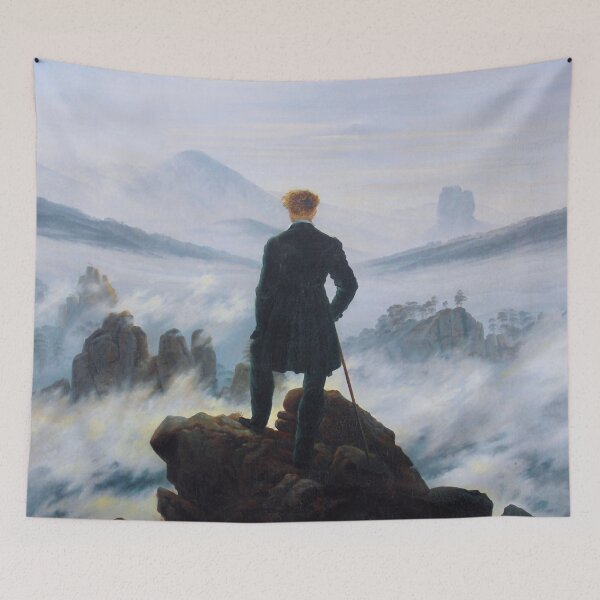 Item preview,  wanderer above the sea of fog print Caspar David Friedrich Wanderer above the sea of fog designed and sold by TeeARTHY.