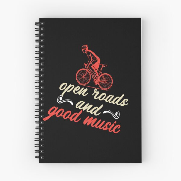 Item preview, Open Roads and Good Music All i need this bike bicycle Essential Gifts mom, dad, Design Happy Apparel Essential Inspiration Joy Mood designed and sold by DesignByHeartUK.