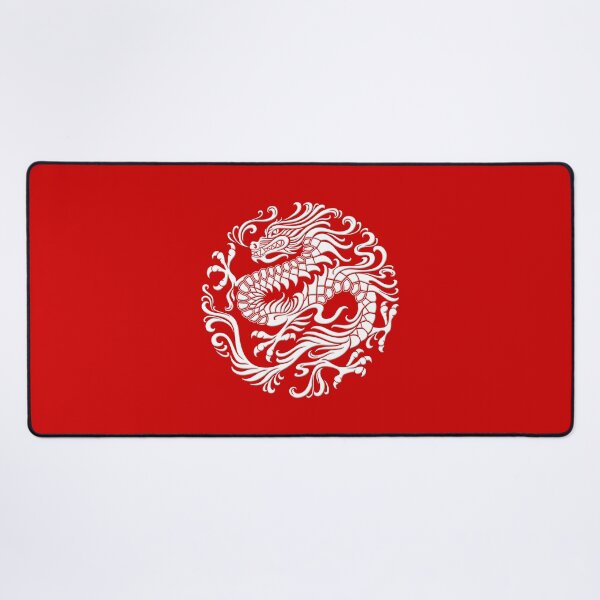 Item preview, Traditional White Chinese Dragon Circle designed and sold by JeffBartels.