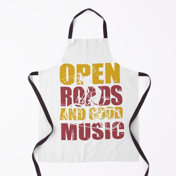 Artikelvorschau, Open Roads and Good Music All i need this bike bicycle Essential Gifts mom, dad, Design Happy Apparel Essential Inspiration Joy Mood entworfen und verkauft von DesignByHeartUK.