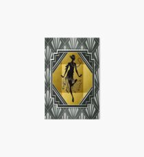 Art Deco Flapper Roaring 20's Gatsby Style Print Art Board