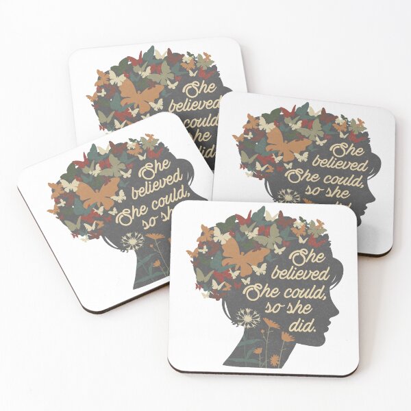 Item preview, She believed she could, so she did.  designed and sold by Beautiful  Habits.
