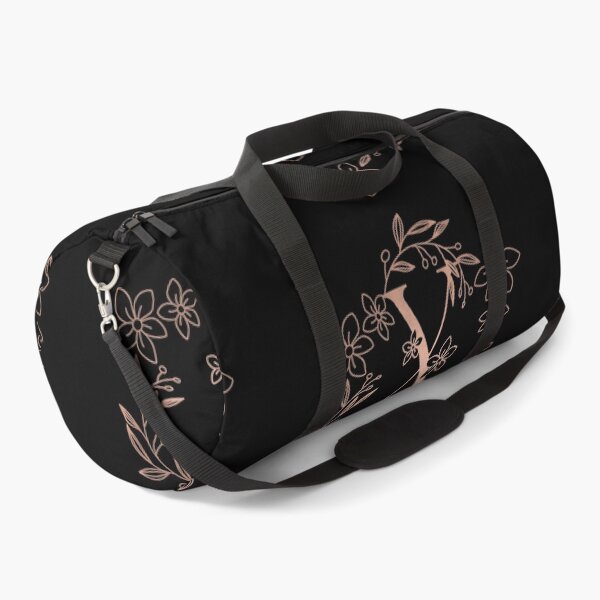 Item preview, Cute Rose Gold Floral Monogram X designed and sold by ModernStyleBoho.