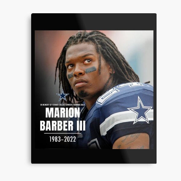 RIP Marion Barber 1983-2022 Thank You For The Memories, Marion Barber  Legend Poster