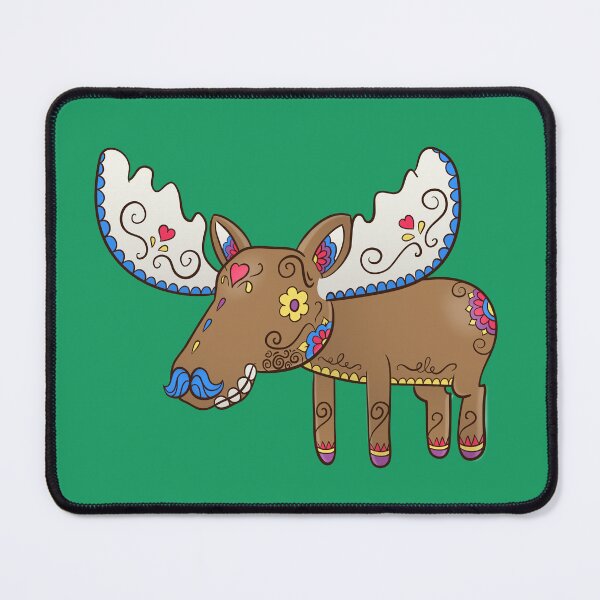 Item preview, Cute Sugar Skull Animal Day of the Dead Moose designed and sold by abowersock.
