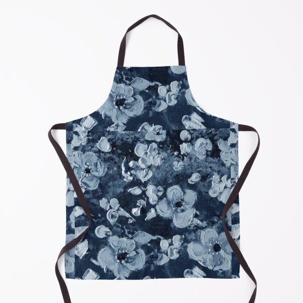 Artikelvorschau, Contemporary Floral Pattern Indigo Blue I entworfen und verkauft von Irina Sztukowski.