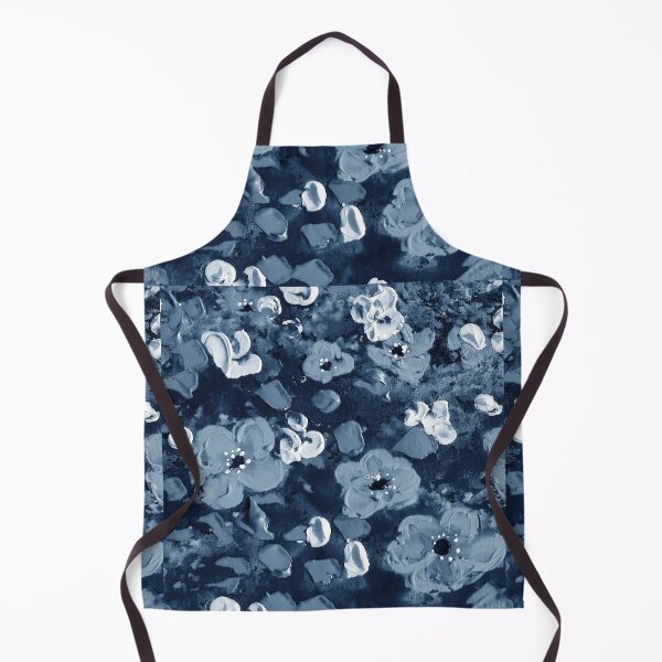 Artikelvorschau, Contemporary Floral Pattern Indigo Blue II entworfen und verkauft von Irina Sztukowski.